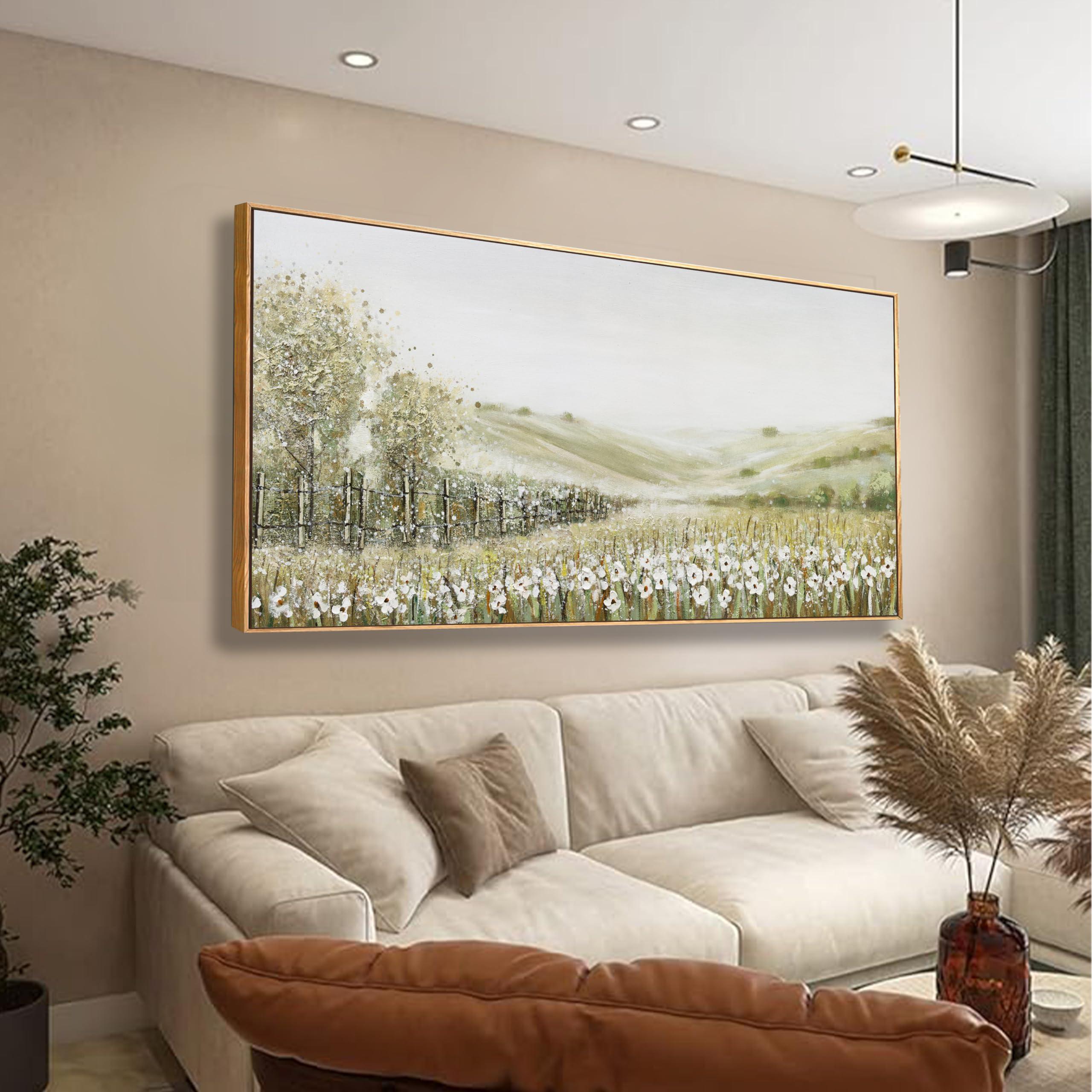 Opt⁢ for ​earthy artwork ‌that resonates with ⁢nature to adorn‌ your earthy living room walls