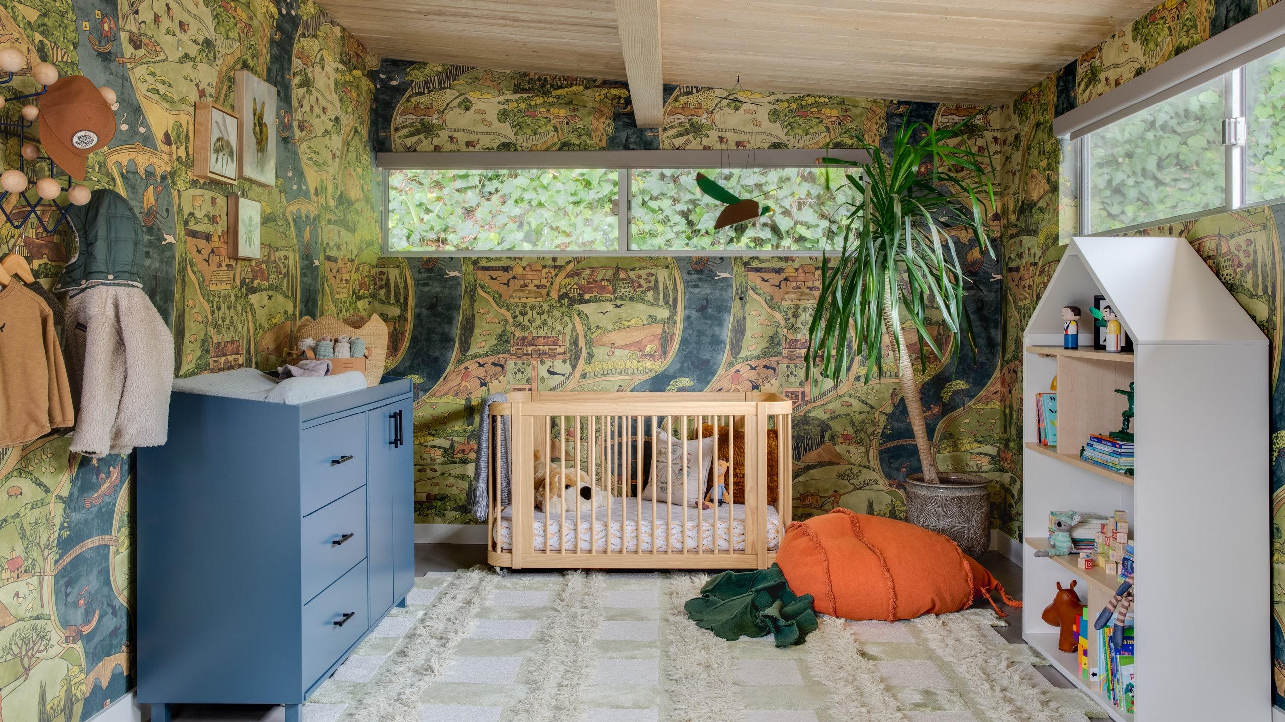 Design an inviting play area adjacent to your Nursery Nook