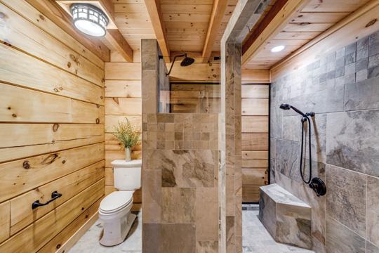 Incorporate reclaimed wood ⁢for character in ​your Chalet Bathroom