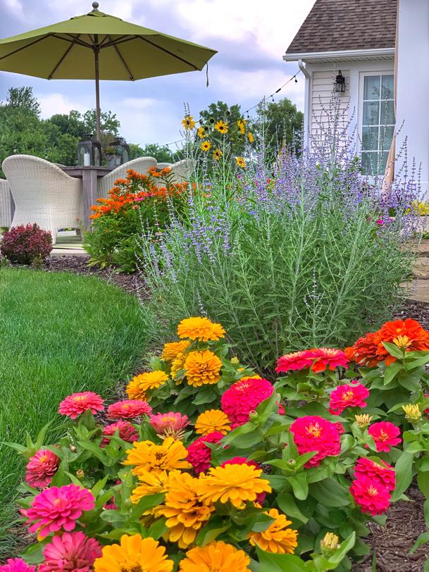 Incorporate colorful⁢ flower beds for a vibrant backyard landscape