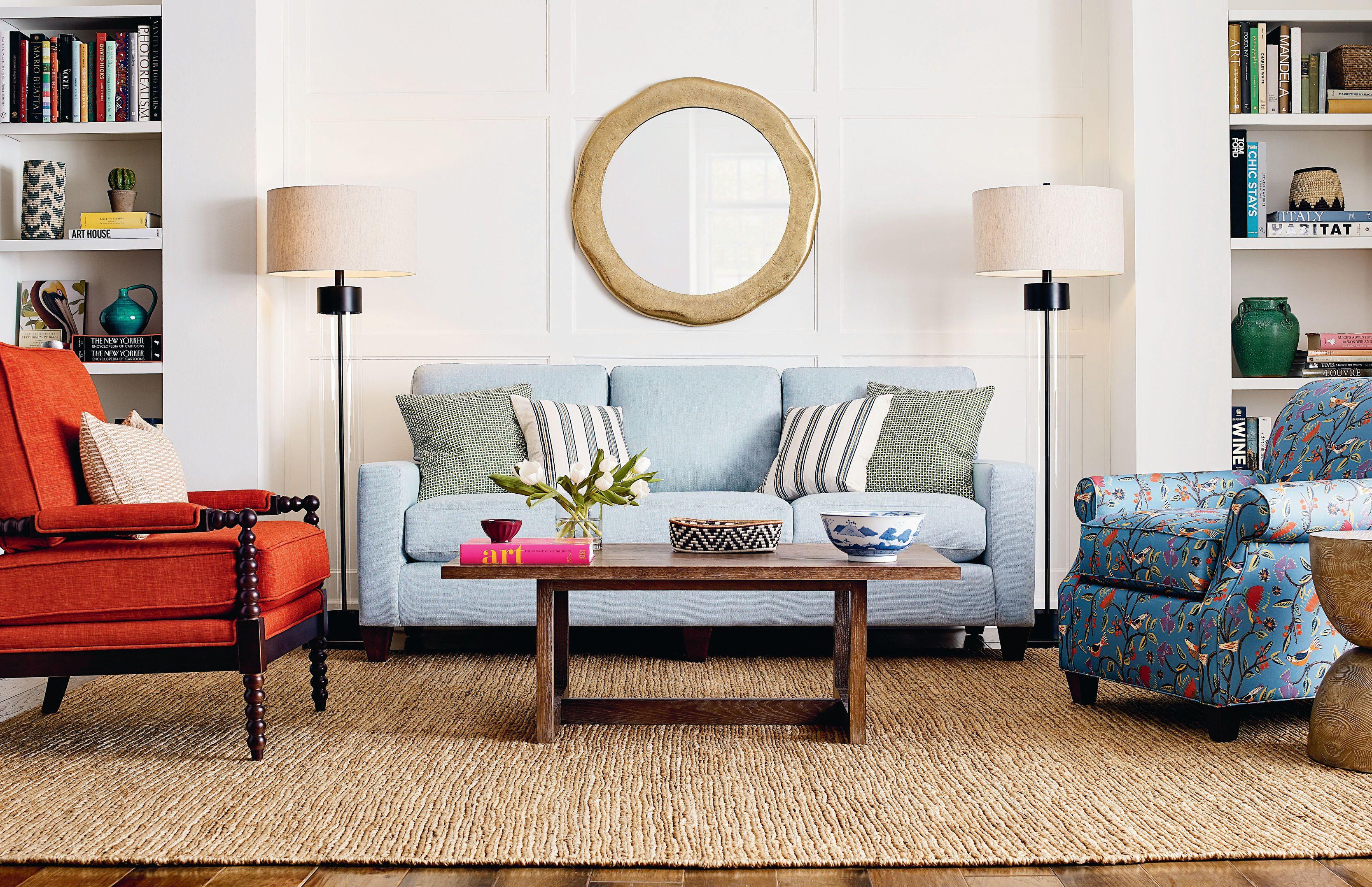 Select earthy, durable fabrics for your furniture to withstand ⁢everyday use in the living room