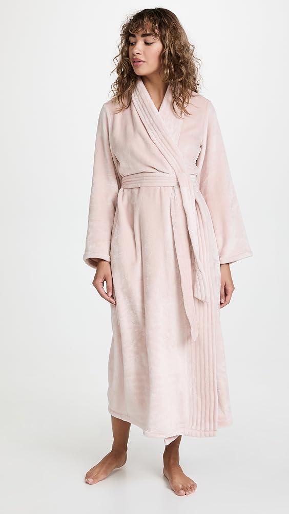 A cozy bathrobe for lounging in your chalet bathroom