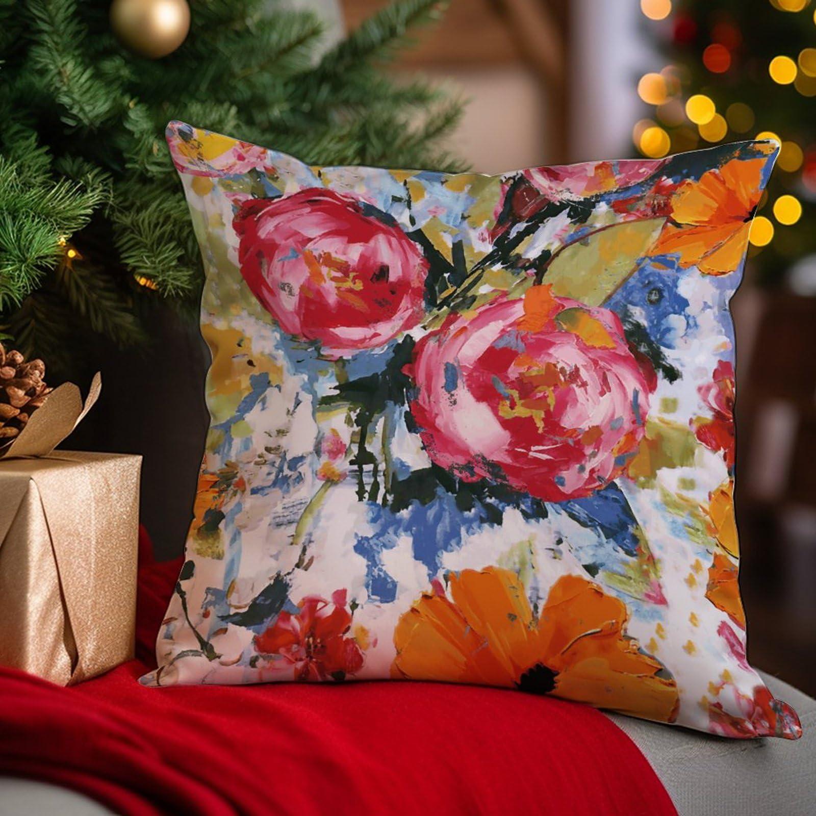 Arrange vibrant vintage cushions to create a playful vibe in your living ​room