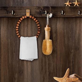 Artisan-made wall⁢ hooks for​ a stylish⁢ boho bathroom storage solution