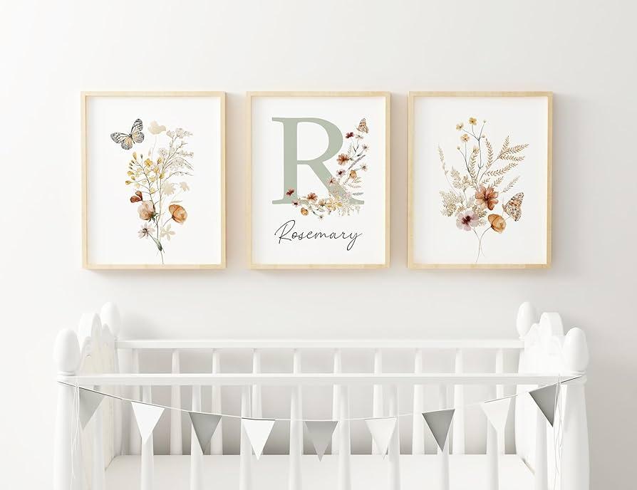 Personalized name art for a unique ​girls nursery statement‍ piece