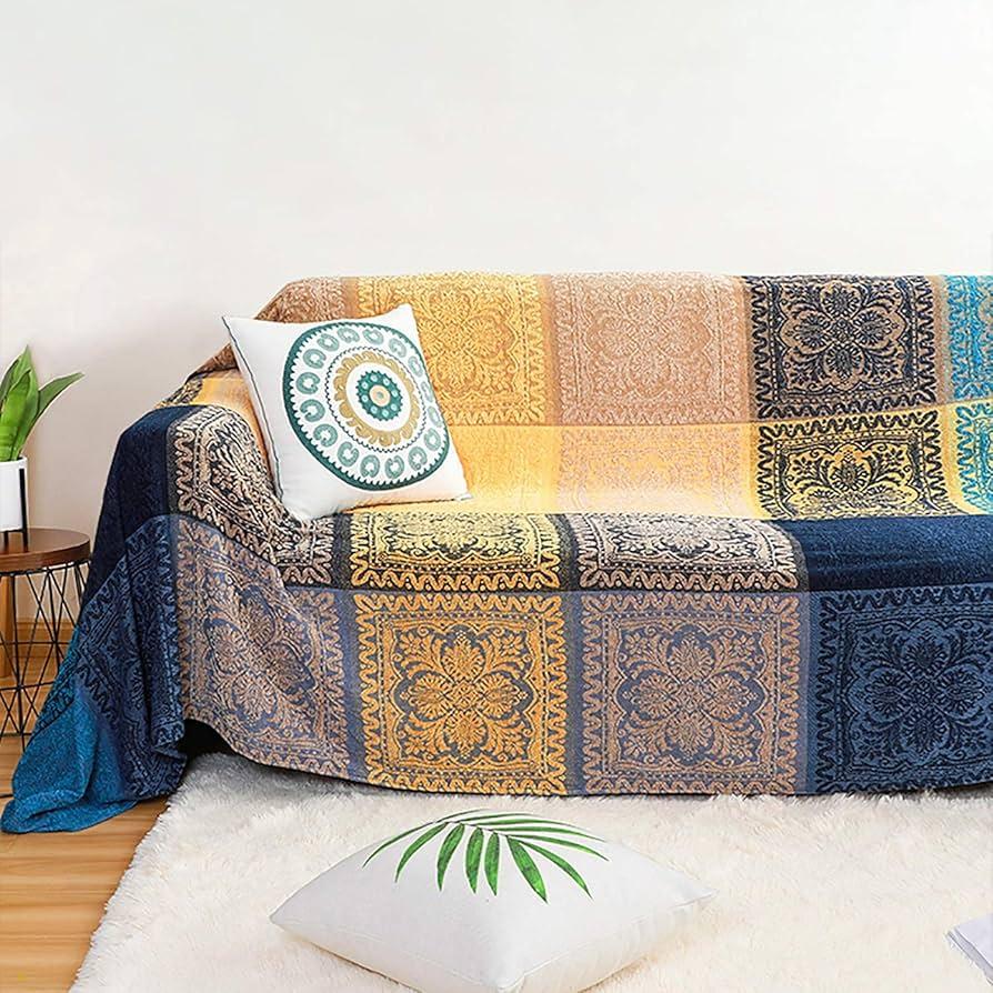 Accent with colorful throws to⁢ add pops of color in your serene Boho ​Living⁤ Room