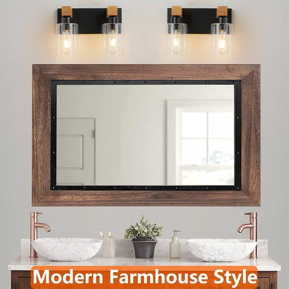 Select vintage⁣ fixtures to create a charming ⁤atmosphere in ⁣a modern wooden bathroom