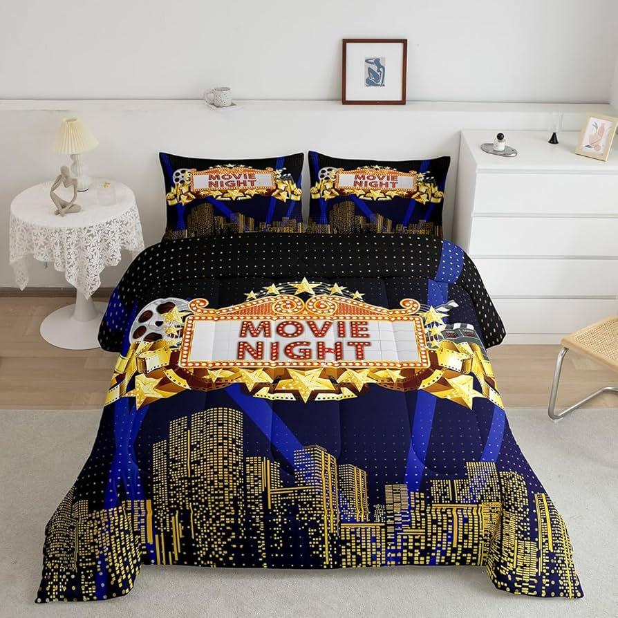 Movie-Themed Bedroom: Celebrate cinema with iconic decor and memorabilia