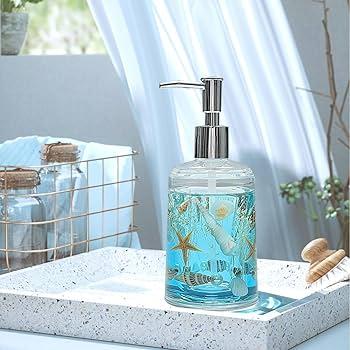 A stylish soap dispenser to elevate your Chalet Bathroom⁣ aesthetics