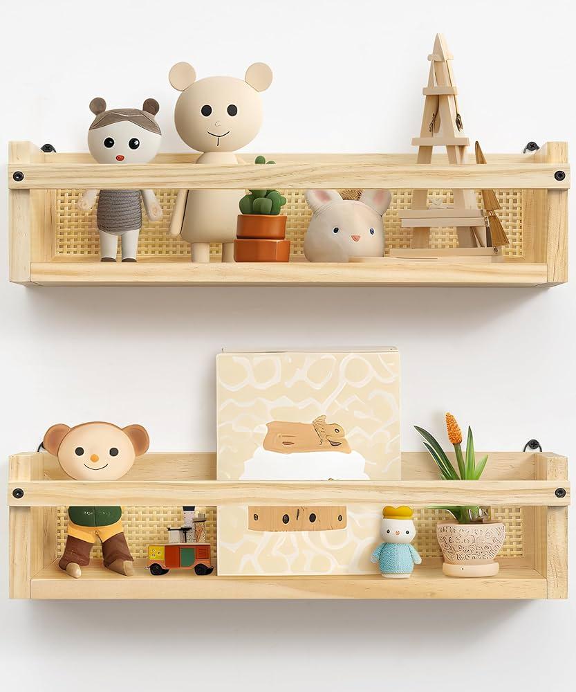 Incorporate floating ⁣shelves to​ display toys ⁤in your small nursery