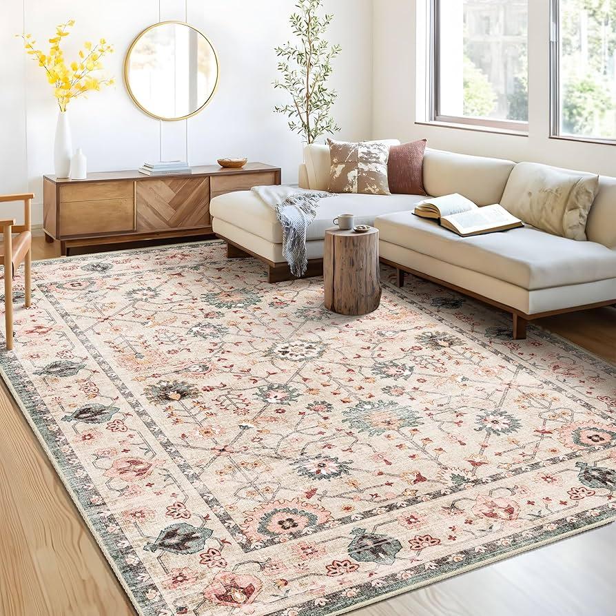 Select a vintage rug to bring warmth to your Boho Living Room floor