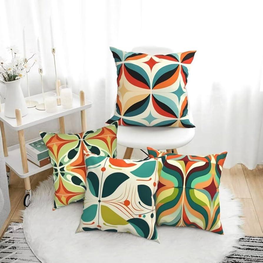 Colorful throw pillows add vibrancy to your Contemporary ‍Living Room