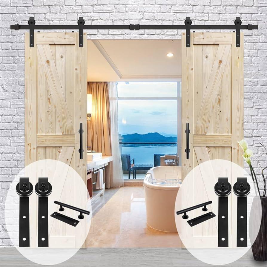 Choose a ‌sliding wooden ⁤barn door‍ for a stylish entrance‌ to your wooden bathroom