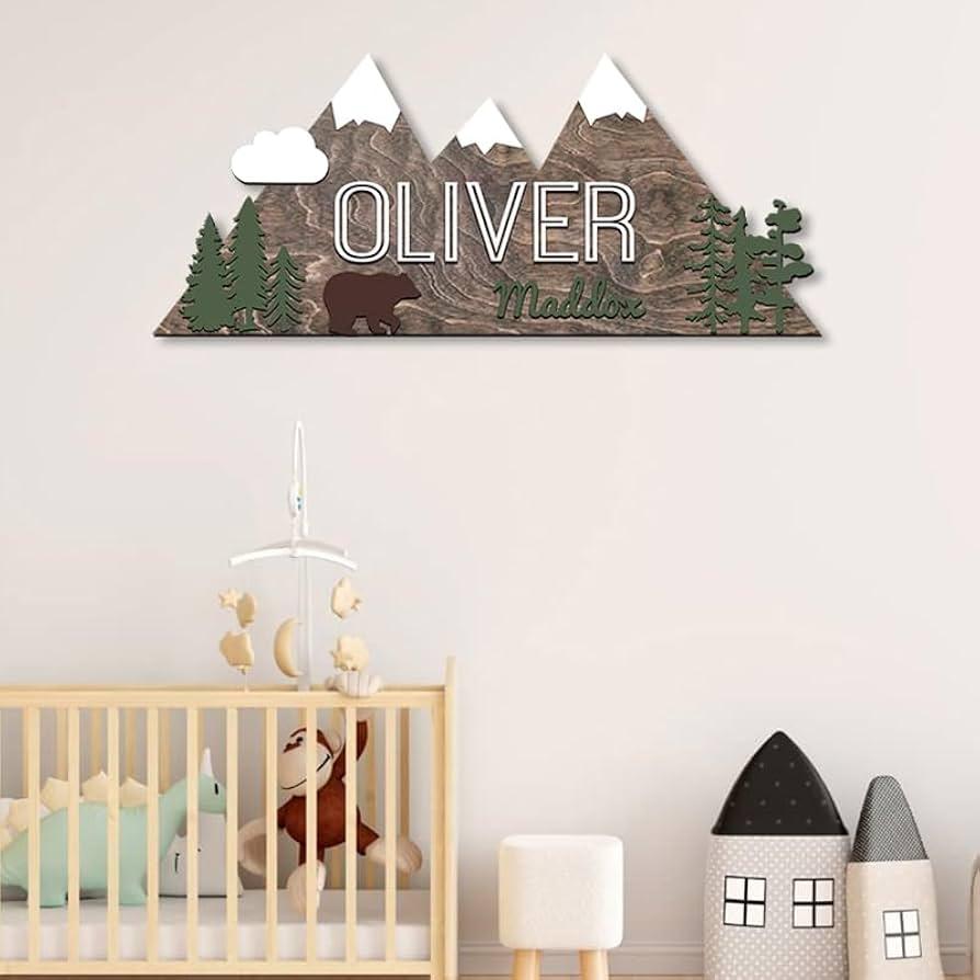 Personalized items make the Nursery Nook uniquely yours