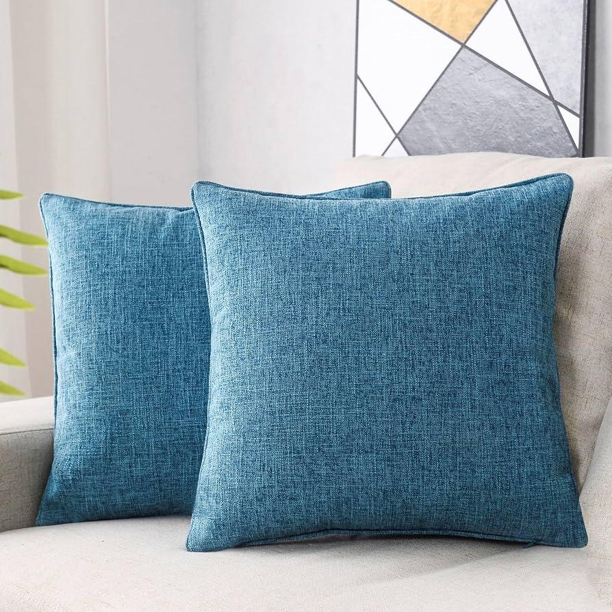 Revitalize your blue living⁢ room with ⁢playful, colorful cushions