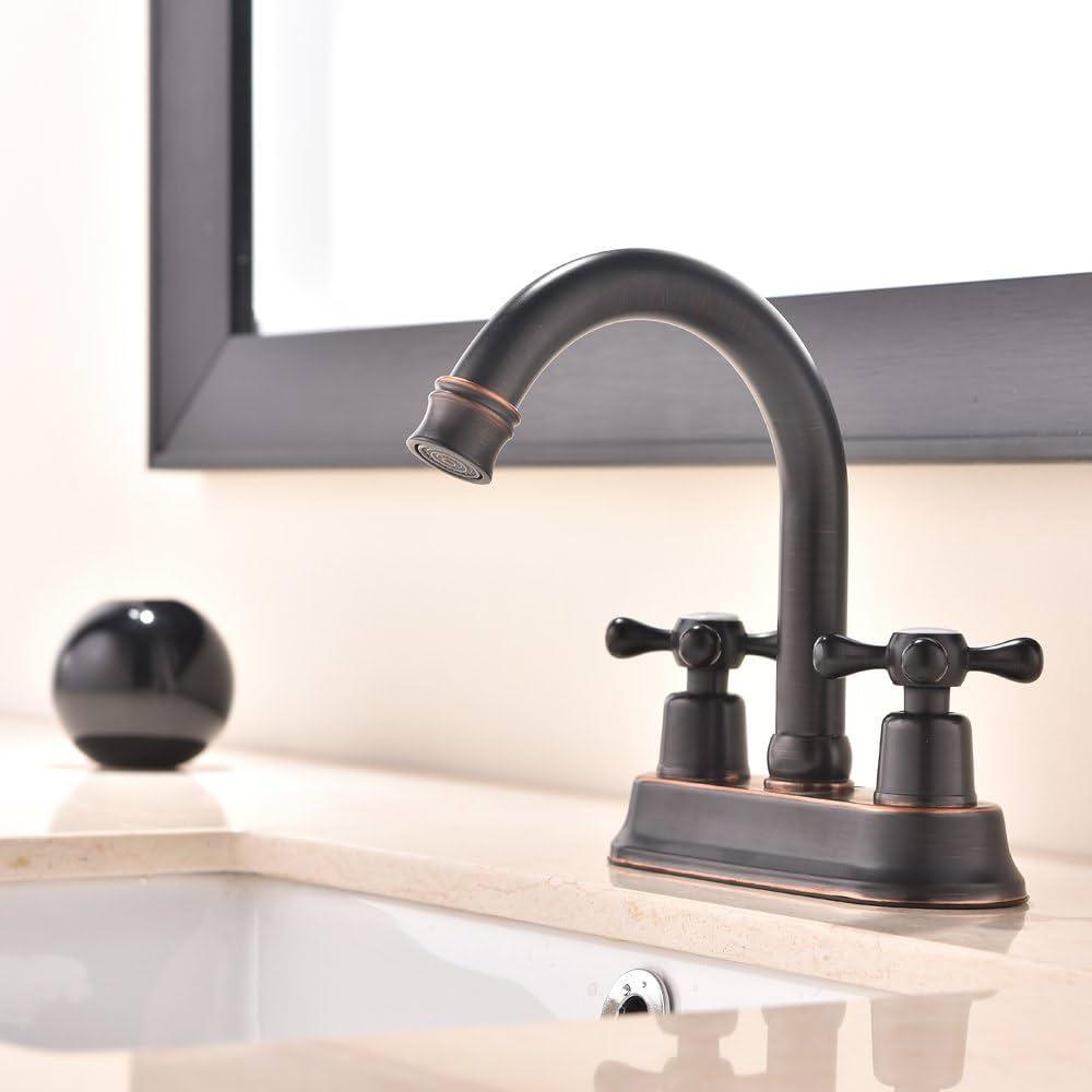 Farmhouse bathroom fixtures in⁢ oil-rubbed bronze provide a classic touch