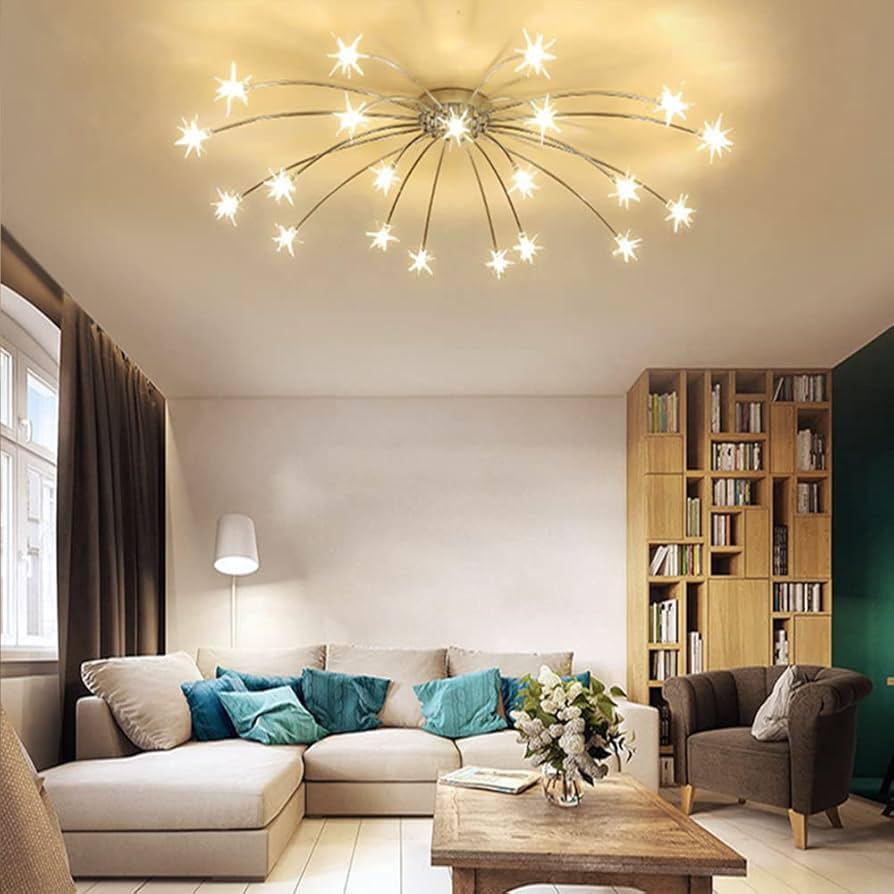 Experiment⁣ with unique lighting fixtures to ⁤enhance your contemporary living ​room ambiance