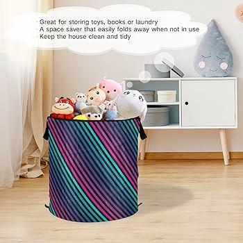 Keep toys in vibrant bins ⁢to brighten your small nursery space