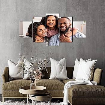 Customize ⁣wall art​ that reflects your personality throughout your⁢ living room