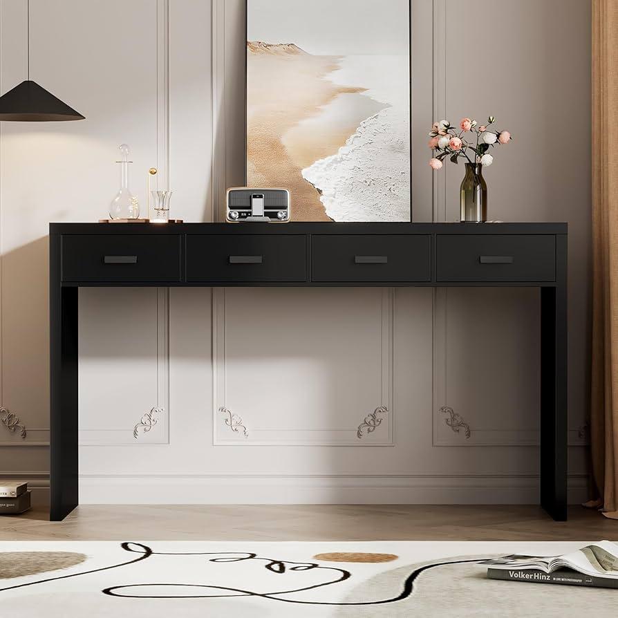 Add a stylish console table for functionality and decor in your Contemporary Living Room