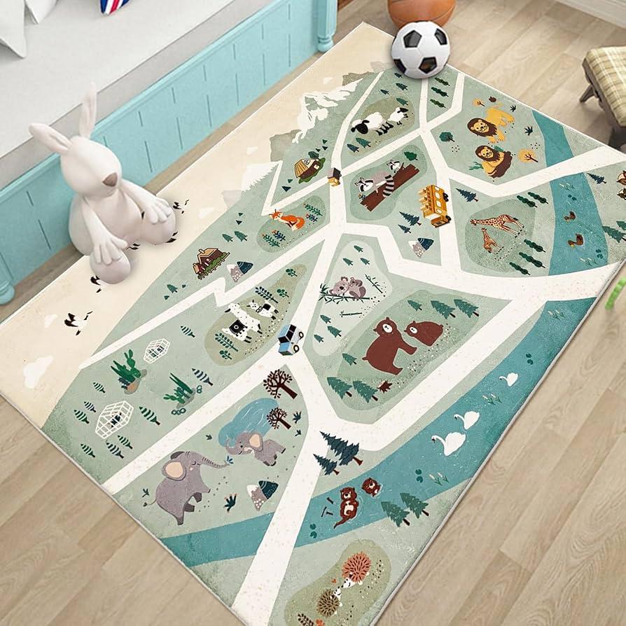 Use a ⁤play mat‍ that doubles ‍as ‌decor in a small nursery