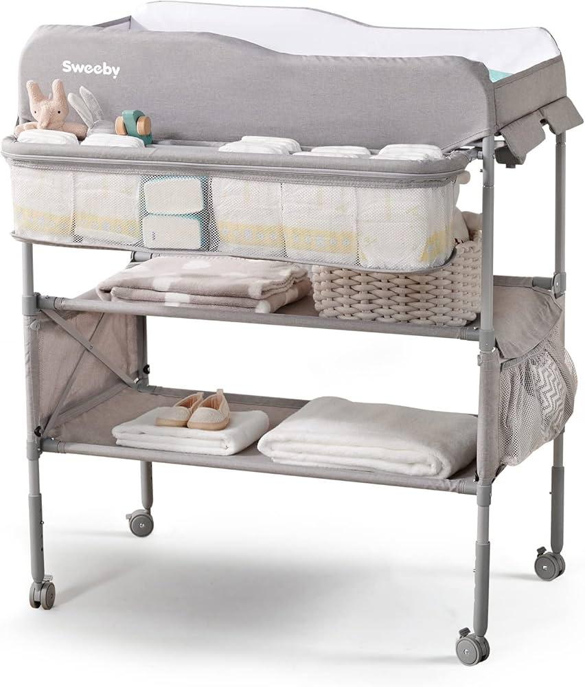 Choose a ‍foldable ‍changing table for your small⁤ nursery⁢ setup