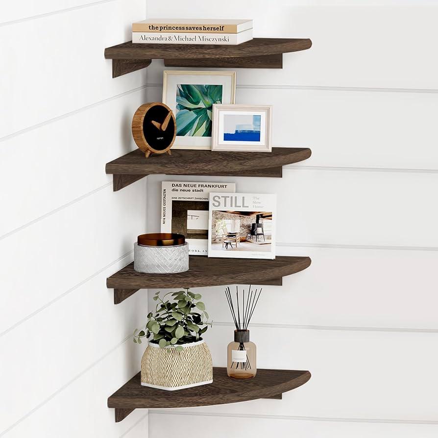 Utilize ⁣corner shelves for⁣ efficient use‍ of ⁢space in⁣ small nursery