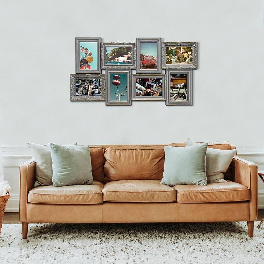 Hang vintage frames with family photos ⁣to ⁣create ⁤warmth in⁤ your Vintage Living Room