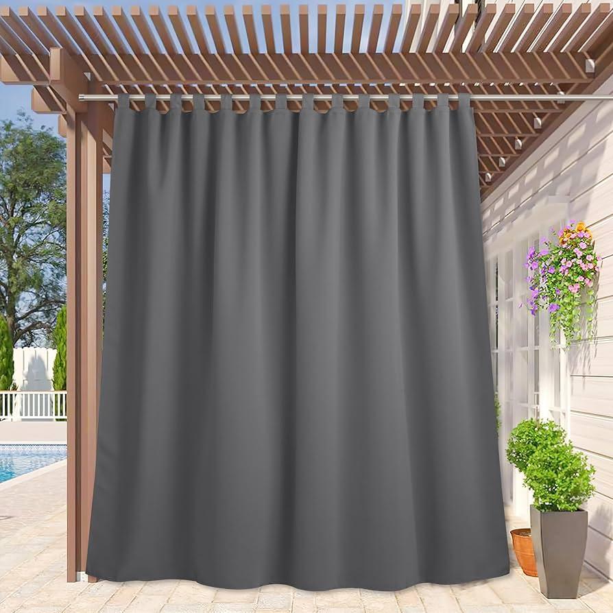 Enhance privacy with curtains on your screened‌ porch