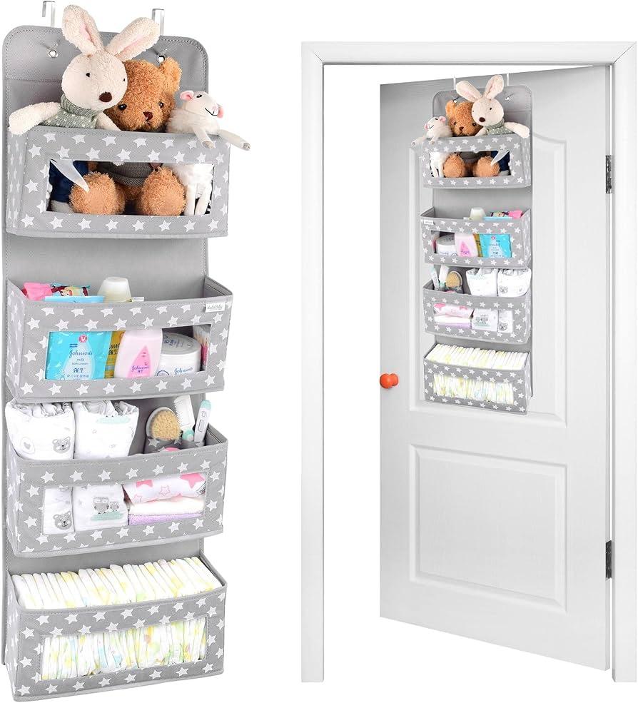 Utilize over-the-door‍ organizers in your small nursery