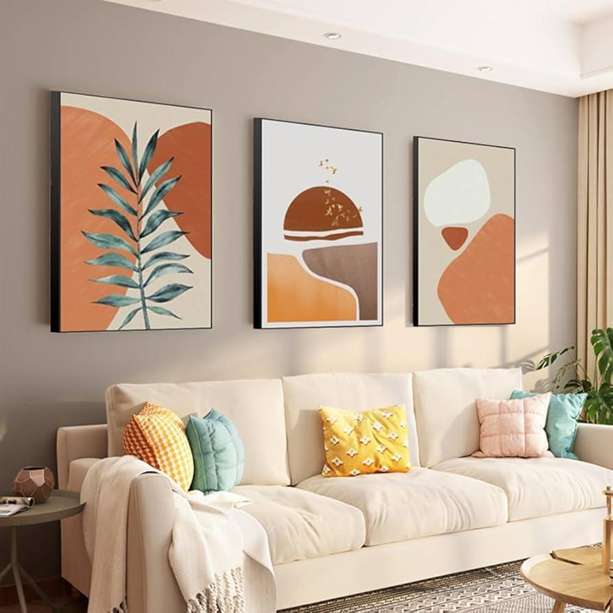 Use a‌ large canvas to‌ create a bold focal point ⁣in ⁤your‌ Boho‍ Living Room