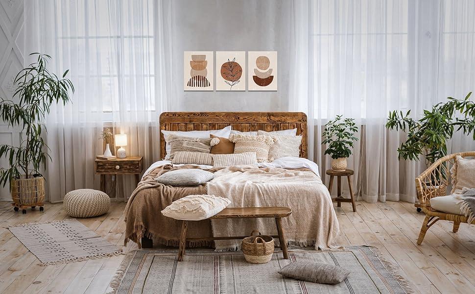 Bohemian Vibes: Layer textures and colors for an eclectic bedroom look