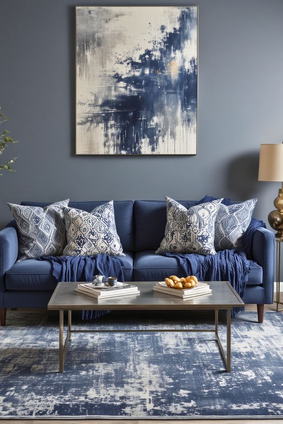 24 Inspiring Ideas for a Dreamy Blue Living Room Makeover