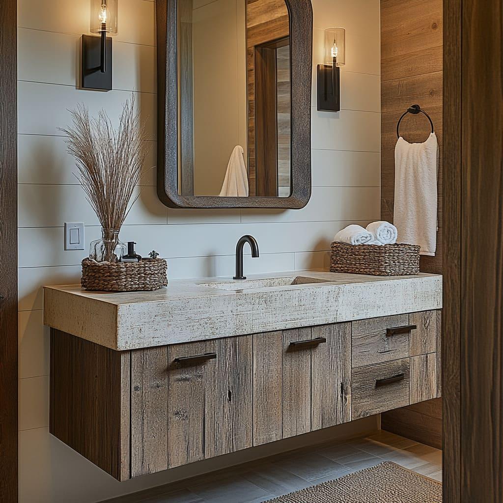 Use reclaimed materials in sinks‌ or vanities⁤ for sustainable charm in your eclectic bathroom