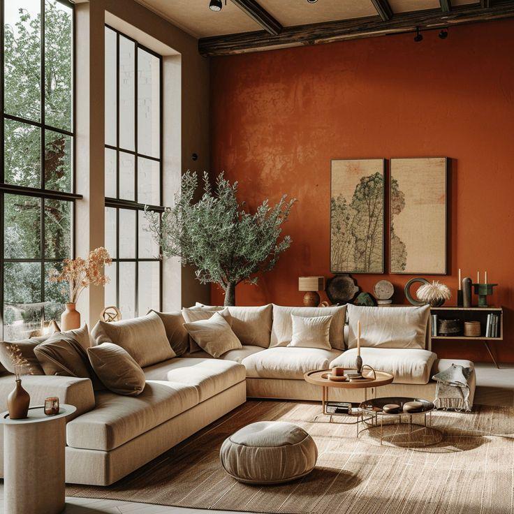 Select reclaimed wood furniture to⁤ add rustic charm‍ to your⁣ Earthy Living Room