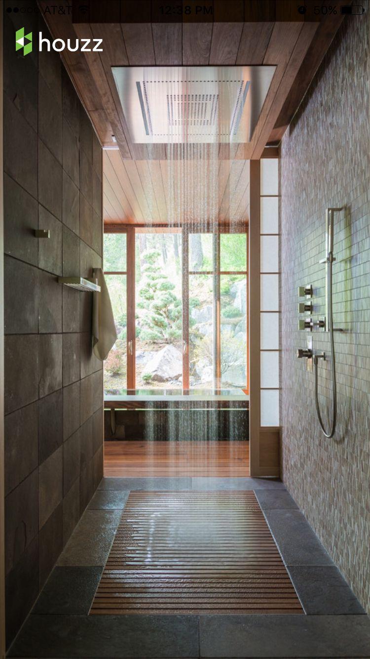 Install ⁢a rainfall showerhead for ⁢a spa-like boho bathroom shower