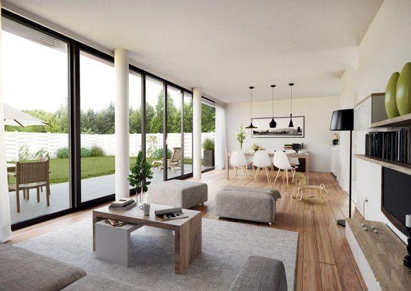 Opt for floor-to-ceiling windows⁣ to invite natural light into your contemporary living room