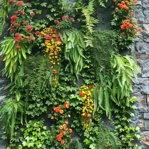 Incorporate a vibrant flower wall to enhance ​your backyard’s⁤ beauty