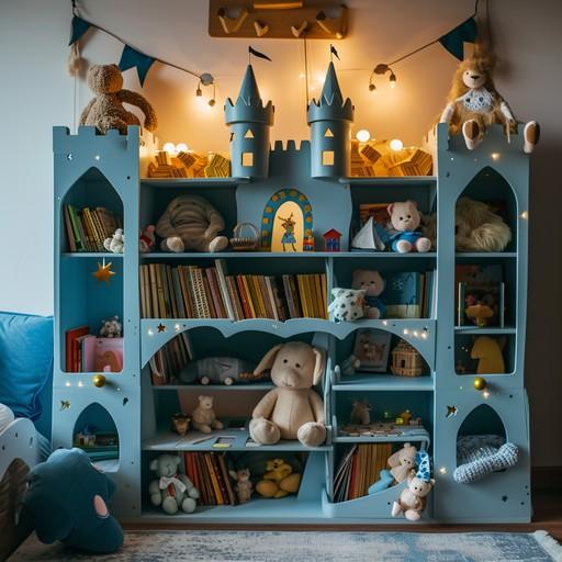 Craft an enchanting reading corner​ in‍ your ⁢nursery nook with shelves and plush⁣ seating