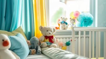 Brightly colored ⁢toys⁢ stimulate growth and joy ‌in your nurturing nursery ‌nook