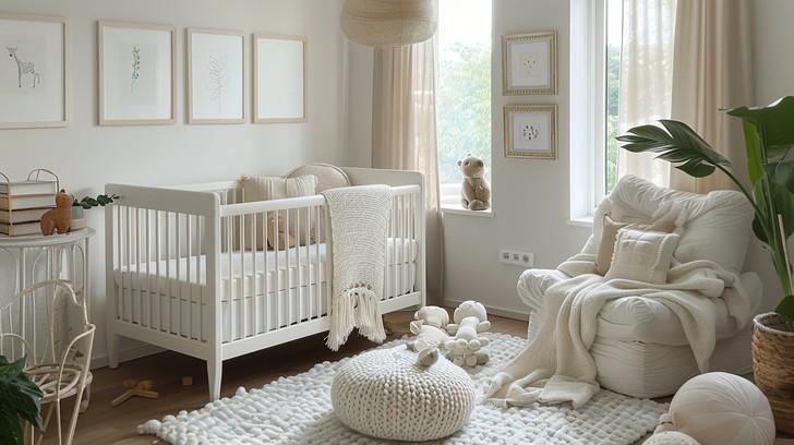 Utilize a cozy pouf for extra seating and‍ playtime in your Nursery⁢ Nook