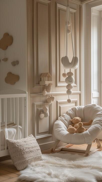 Curate a soothing soundtrack to enhance the ambiance of your Nursery Nook