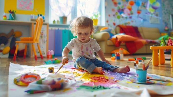 Artistic Palette: Explore colors and creativity in‍ a painters nursery