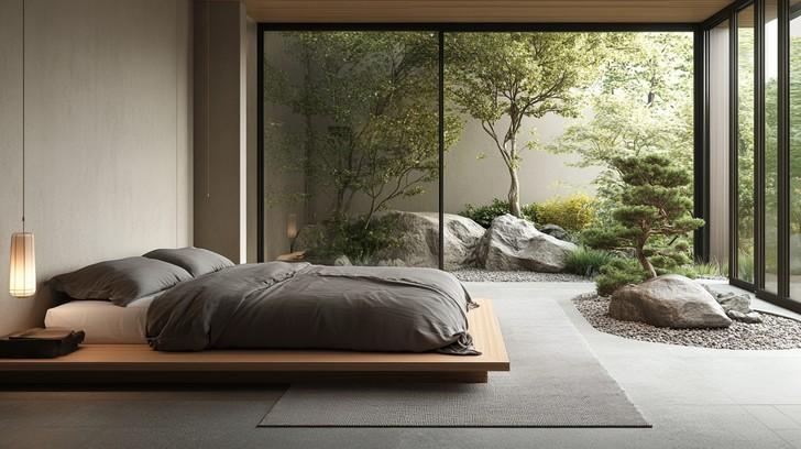 Choose a low-profile‌ bed for⁤ a sleek ⁢minimalist bedroom design