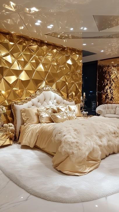 Luxurious Bedroom: Indulge‍ in ⁤plush fabrics and ‍rich ‌textures