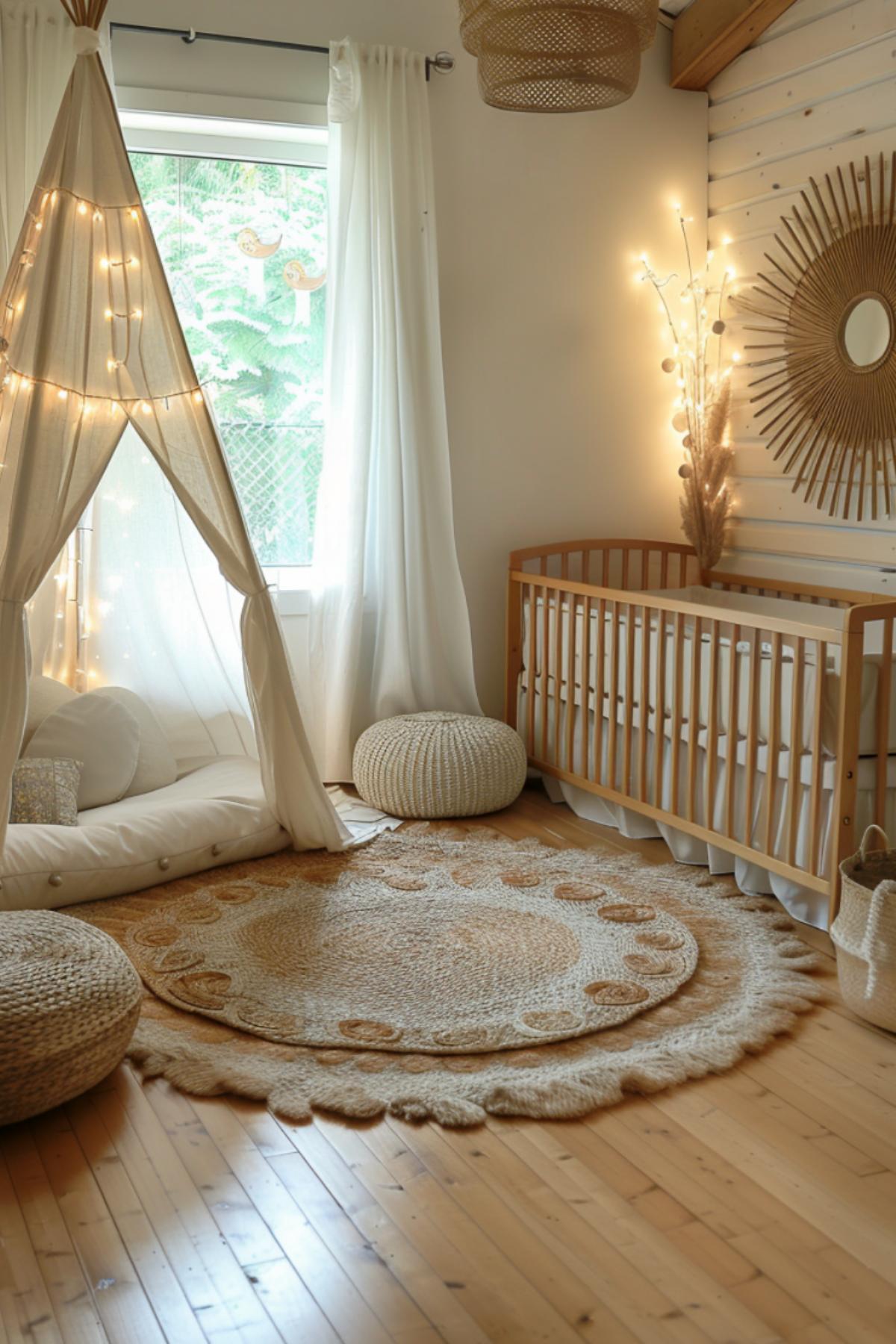 Artistic Boho Nursery:⁢ Mix ⁣textures and patterns for a carefree, eclectic style