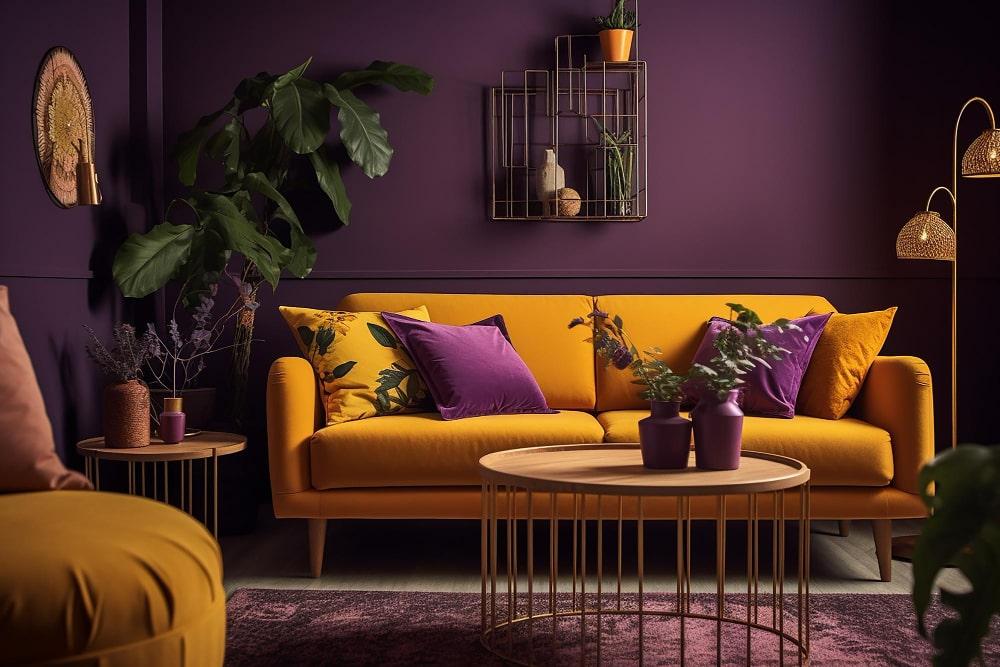 Experiment with bold color⁤ contrasts in your interior design⁢ palette