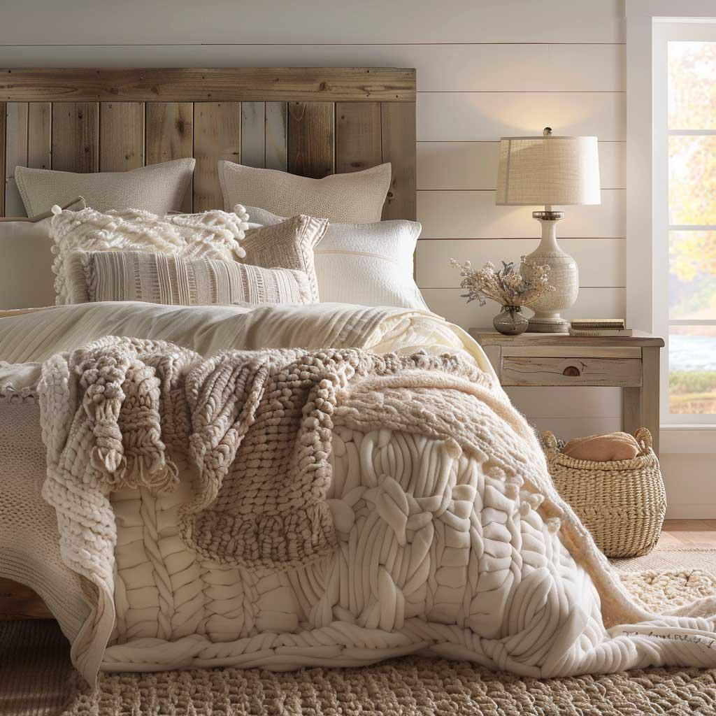 Farmhouse⁣ Bedroom: Timeless accents ⁤blend⁣ comfort⁣ with a touch of country