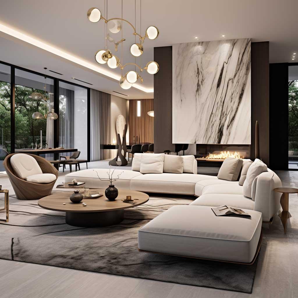 Choose bold statement lighting fixtures⁢ to enhance your​ contemporary living room​ decor