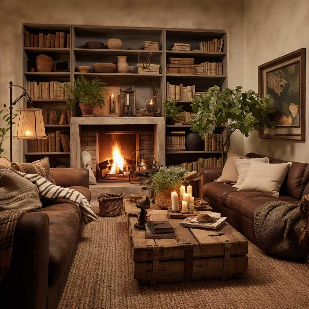 Use ⁢soft, warm lighting to ‍create a cozy vintage living room atmosphere